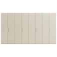 DREHTÜRENSCHRANK 400/235/61 cm,  in Champagner, 8-türig  - Champagner, Basics, Holzwerkstoff/Metall (400/235/61cm) - Novel