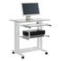 COMPUTERTISCH Klar, Weiß - Klar/Weiß, Basics, Glas/Kunststoff (80/83,7/51cm) COMPUTERTISCH Klar, Weiß - Klar/Weiß, Basics, Glas/Kunststoff (80/83,7/51cm)