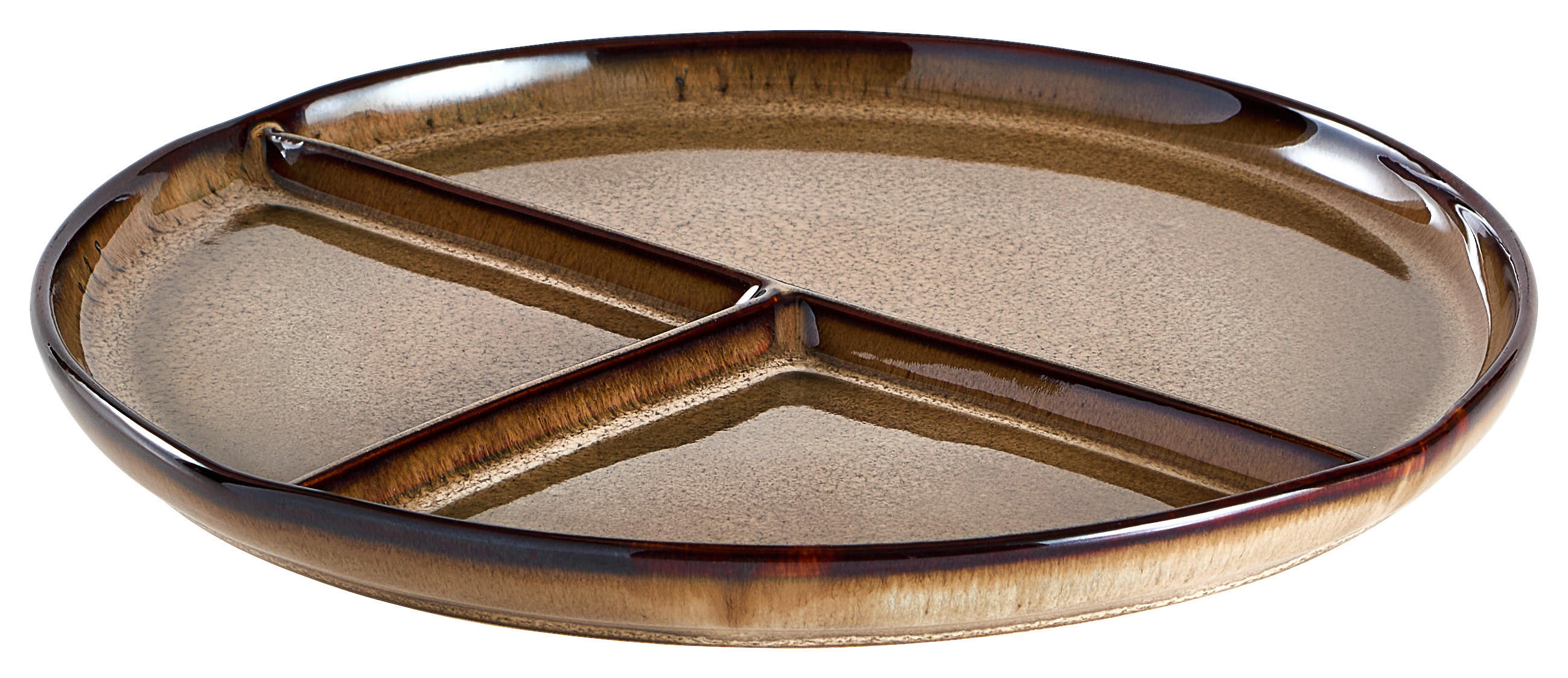 GRILLTELLER New Country  27,7 cm   - Braun, Trend, Keramik (27,7cm) - Landscape