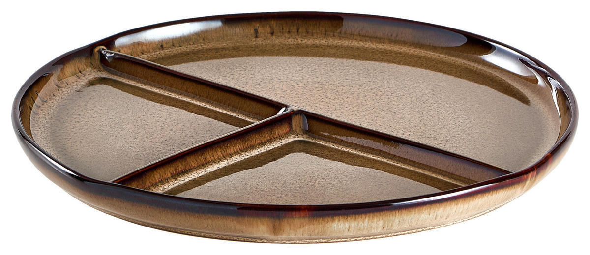 GRILLTELLER New Country  27,7 cm   - Braun, Trend, Keramik (27,7cm) - Landscape