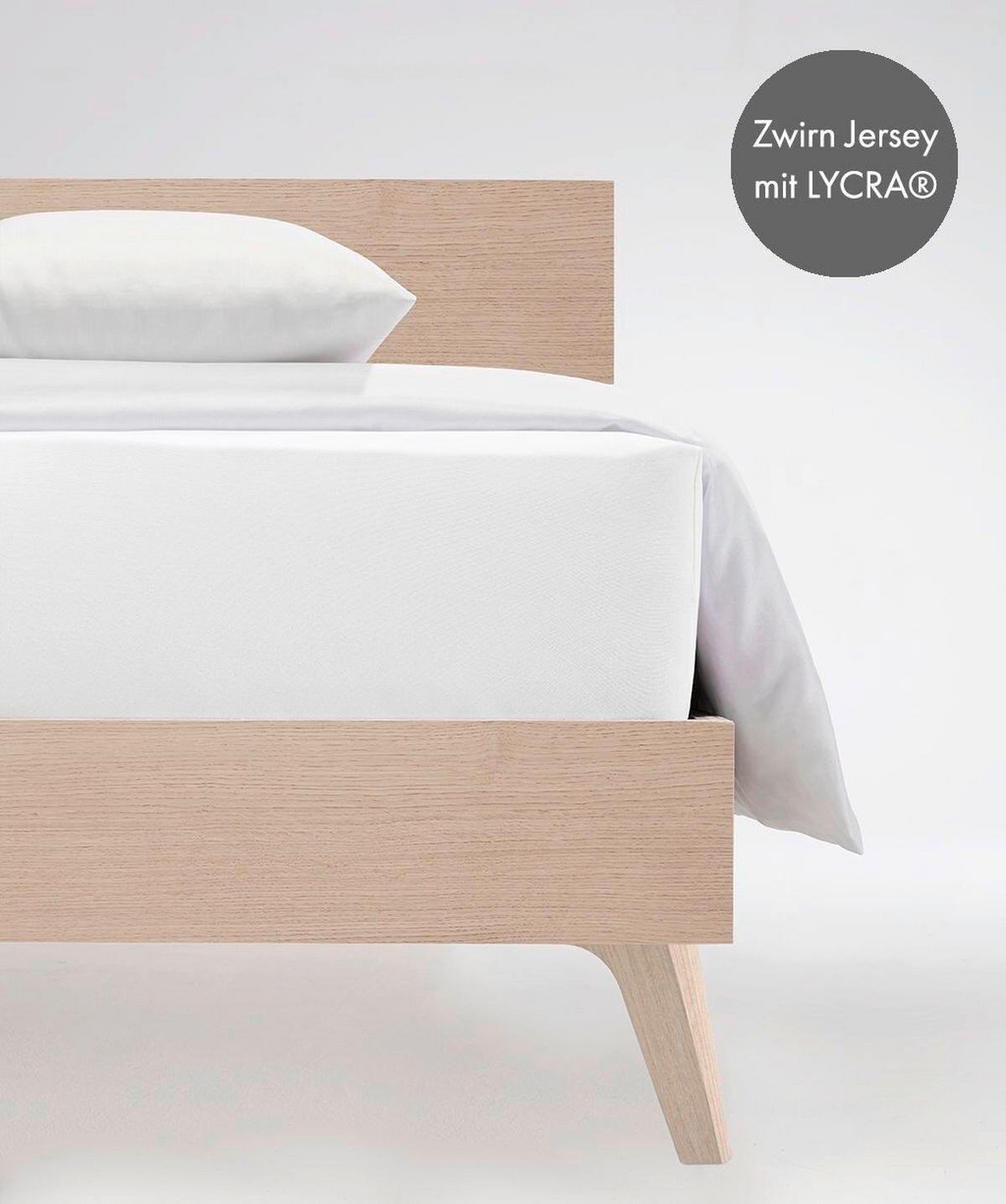 BOXSPRING-FIXLEINTUCH - Weiss, Basics, Textil (140-160/200-210cm) - Fleuresse