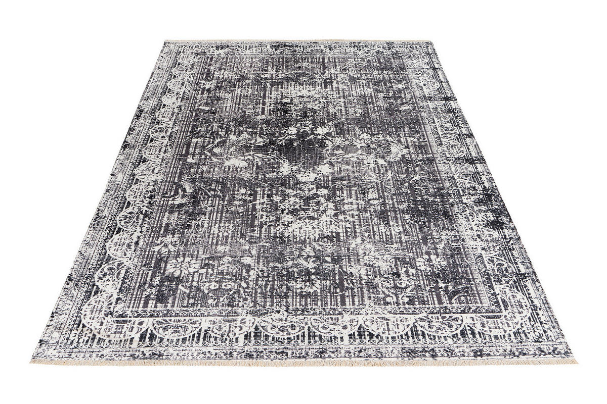 COVOR CU ȚESĂTURĂ PLATĂ My Valencia  - gri, Design, textil (200/290cm) - Novel