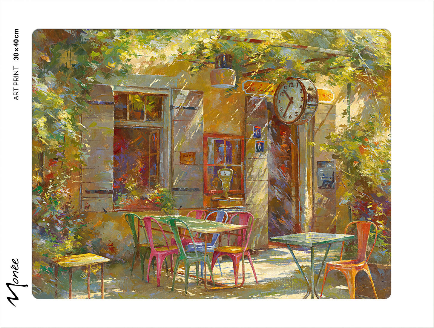 KUNSTDRUCK Essen & Trinken, Pflanzen 40/30 cm  - Beige/Orange, Basics, Papier (40/30cm) - Monee