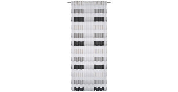 FERTIGVORHANG  halbtransparent   140/245 cm  - Anthrazit, Basics, Textil (140/245cm) - Dieter Knoll
