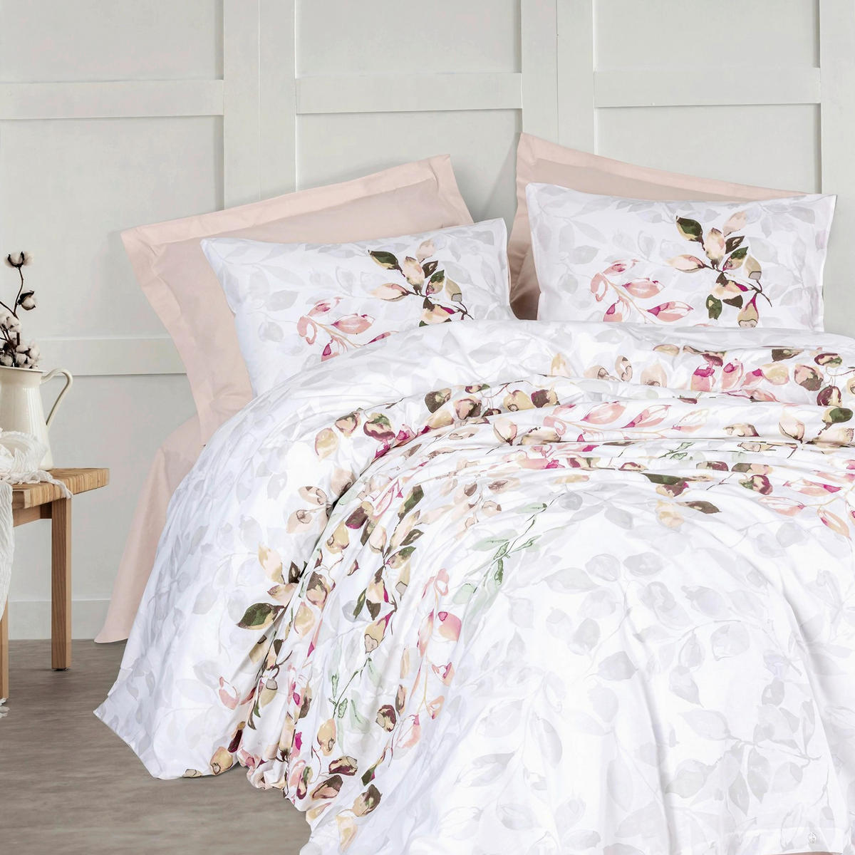 BETTWÄSCHE 155/220 cm  - Beige, Basics, Textil (155/220cm)