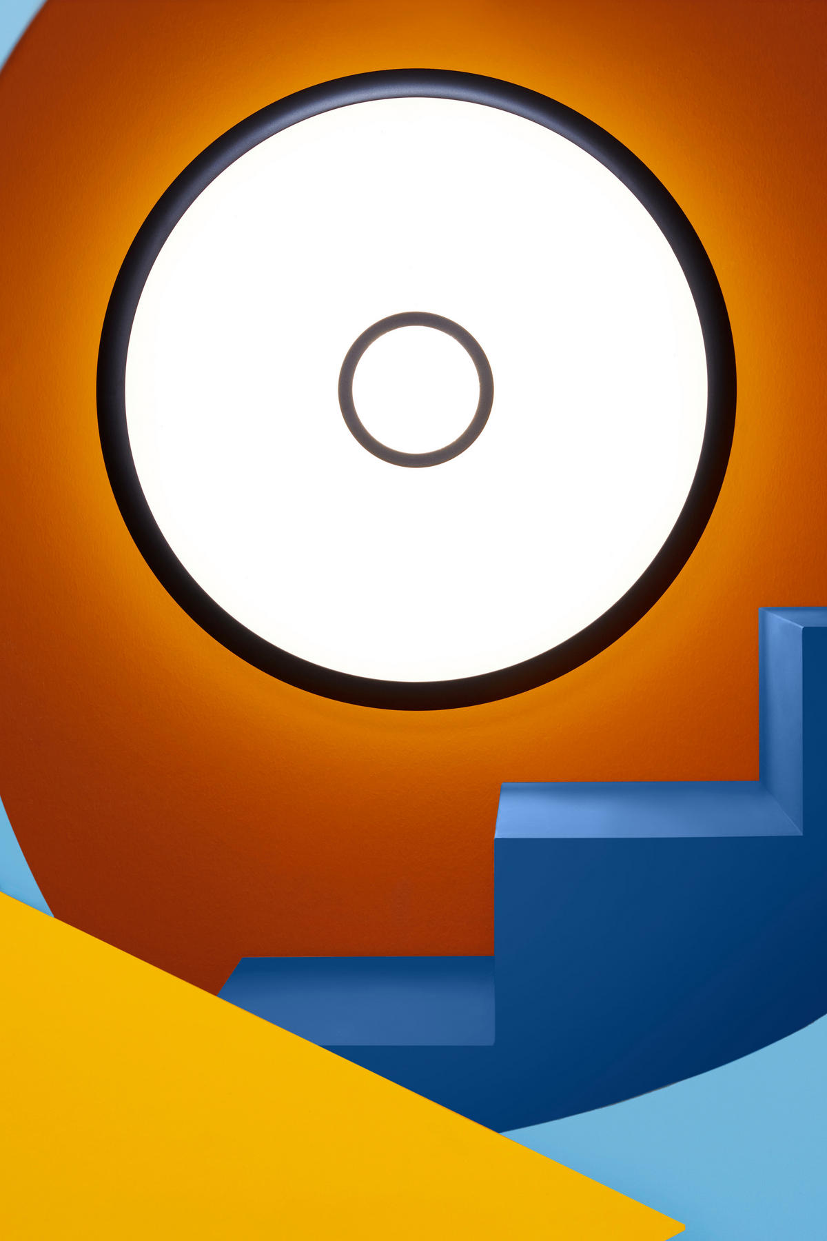 STROPNA LED-SVETILKA   50 W//3000-5500 K/230 V/ - črna/bela, Basics, umetna masa (65,00/10,00cm) - Novel