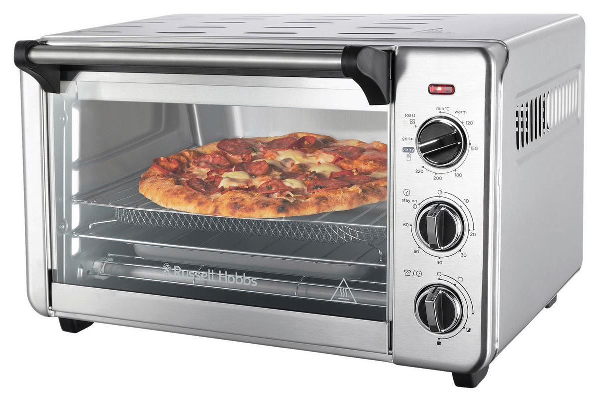 MINIBACKOFEN  - Edelstahlfarben, Basics, Metall (36,5/27,8/45,1cm) - Russel Hobbs