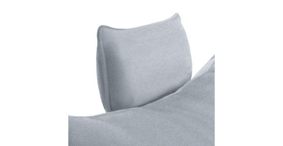 ECKSOFA in Mikrofaser Grau 292/176 cm - Schwarz/Grau, MODERN, Textil/Metall (292/176cm) - Carryhome