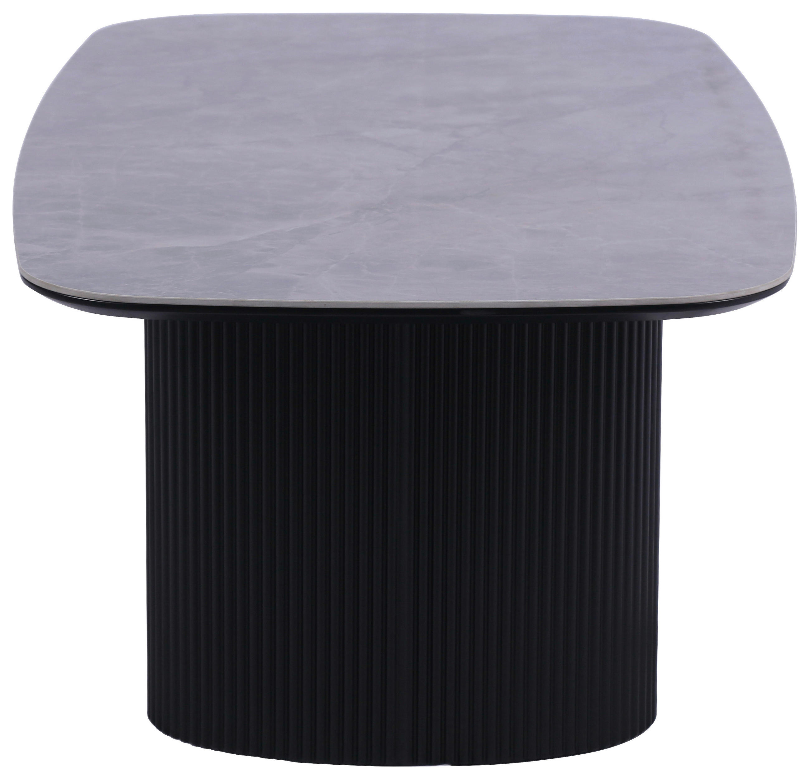 COUCHTISCH 120/70/45 cm rechteckig Grau, Schwarz  - Schwarz/Grau, Design, Keramik/Holzwerkstoff (120/70/45cm) - Stylife