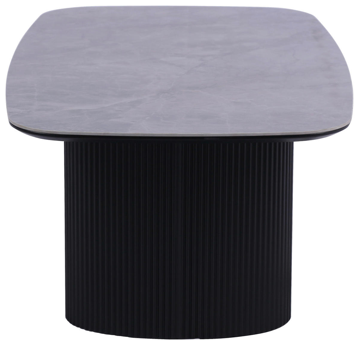 COUCHTISCH 120/70/45 cm rechteckig Grau, Schwarz  - Schwarz/Grau, Design, Keramik/Holzwerkstoff (120/70/45cm) - Stylife