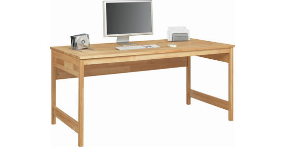 SCHREIBTISCH 160/70/75 cm  in Erlefarben  - Erlefarben, Natur, Holz (160/70/75cm) - Linea Natura