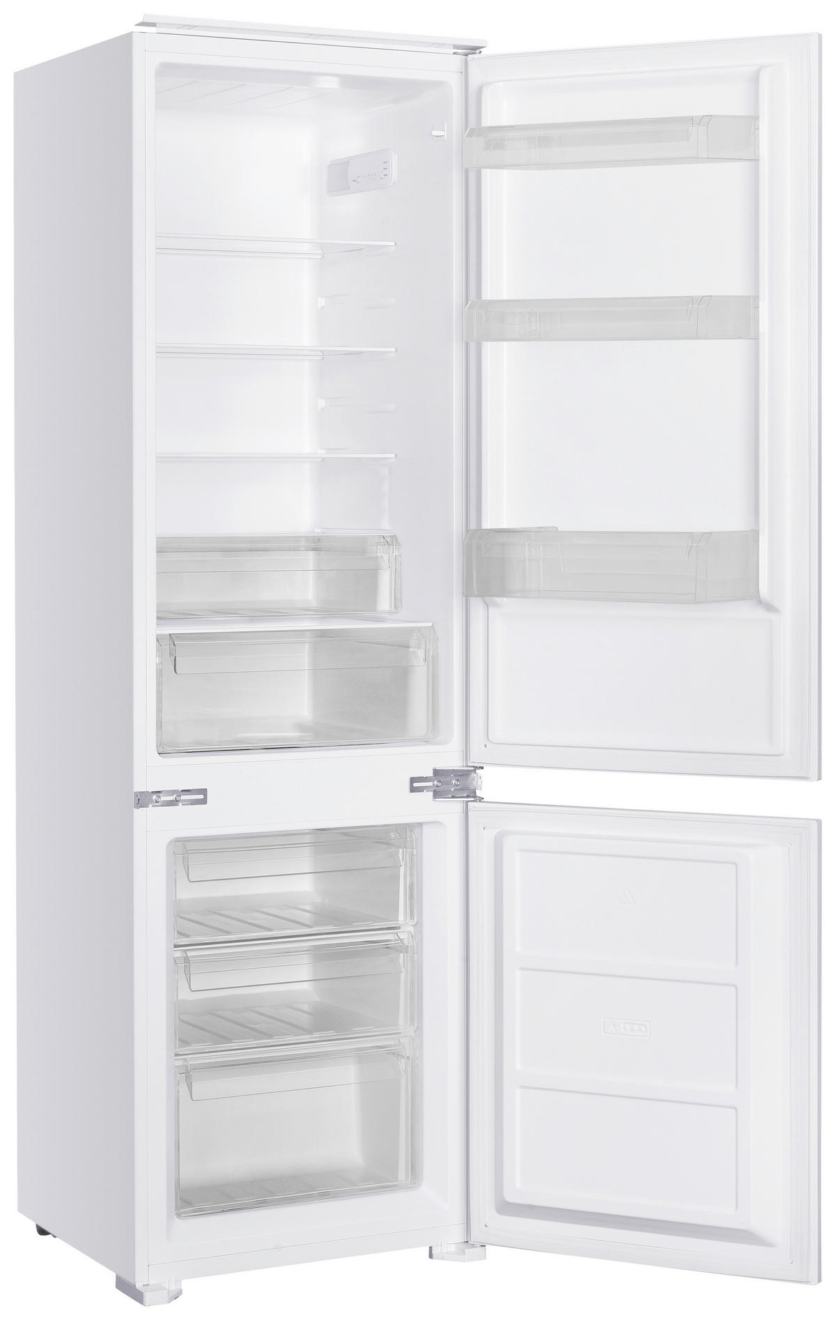 KÜHL-GEFRIER-KOMBINATION GKE178-16  - Weiß, Trend, Glas/Kunststoff (54/178/54cm) - Respekta