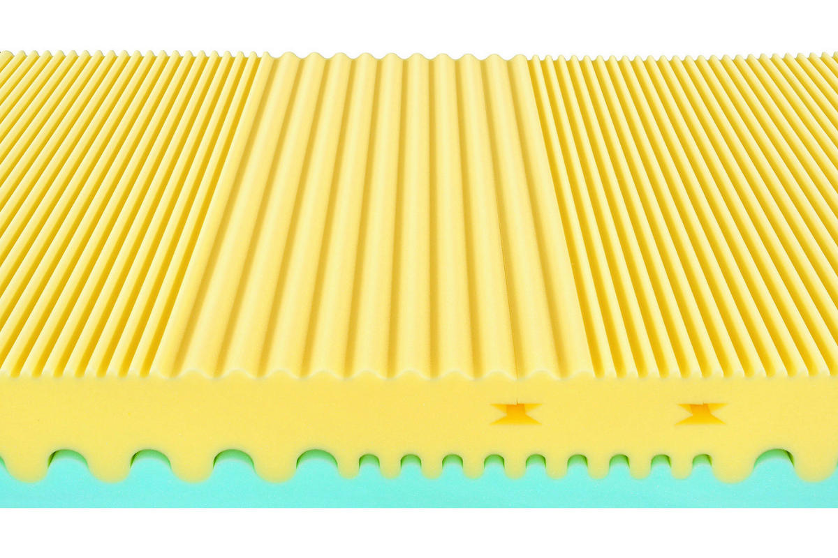 MATRACE ZE STUDENÉ PĚNY, 90/200 cm - bílá, Konvenční, textil (90/200cm) - Swedish Line