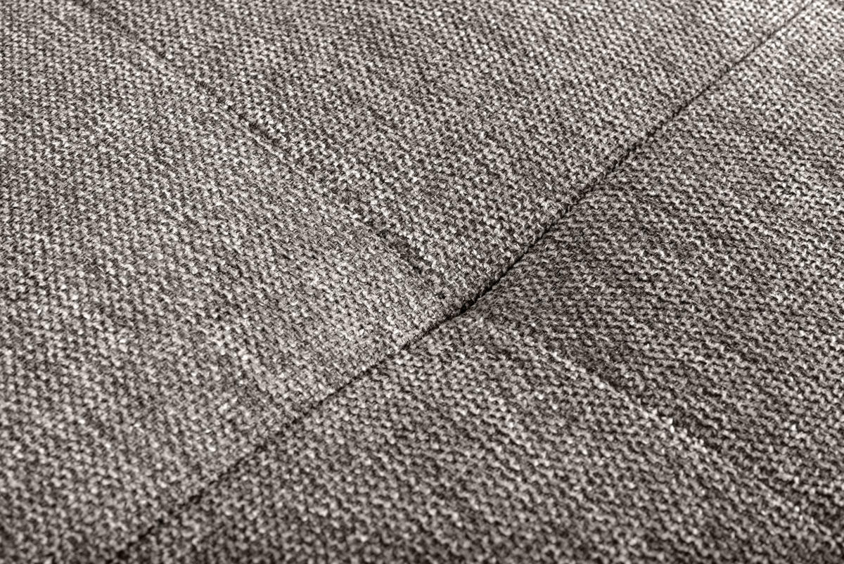 ECKSOFA in Mikrofaser Taupe  - Taupe/Chromfarben, Modern, Kunststoff/Textil (276/193cm) - Hom`in