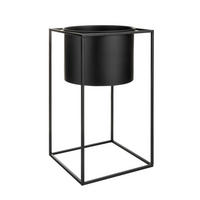 PFLANZENTOPF   - Schwarz, Trend, Metall (32/60/32cm) - Ambia Home