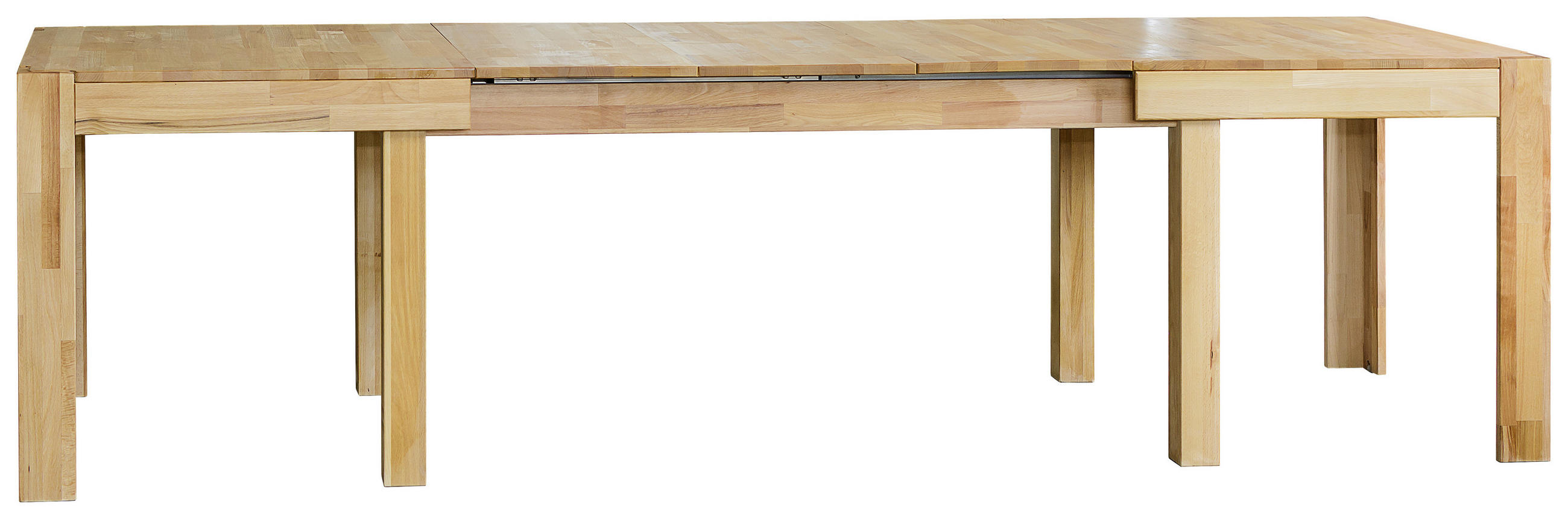 ESSTISCH Buchefarben rechteckig  ausziehbar  - Buchefarben, Natur, Holz (160/90/75cm) - Livetastic