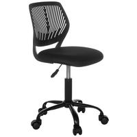 JUGENDDREHSTUHL Struktur Schwarz  - Schwarz, MODERN, Kunststoff/Textil (51/75 - 85/51cm) - MID.YOU