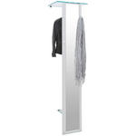 GARDEROBENPANEEL  in 52/195/35 cm  - Alufarben, Design, Glas/Metall (52/195/35cm) - Dieter Knoll