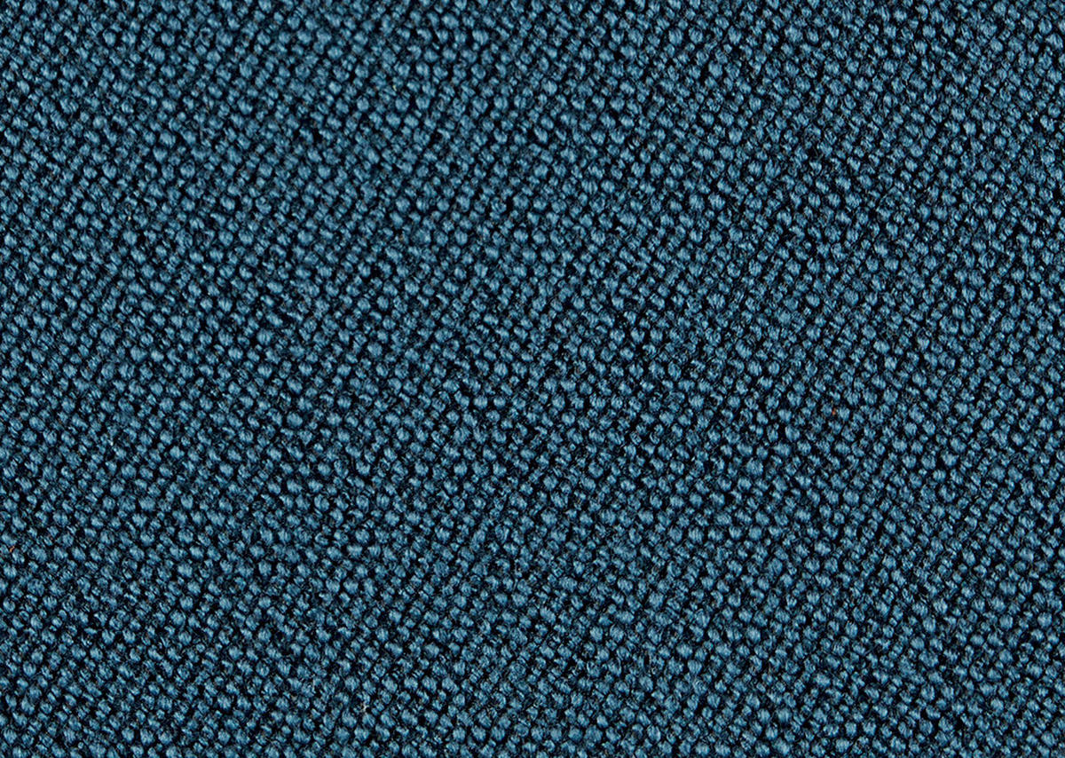 SITZBANK 150/84,5/64,5 cm  in Blau, Eichefarben  - Blau/Eichefarben, Natur, Leder/Holz (150/84,5/64,5cm) - Voglauer