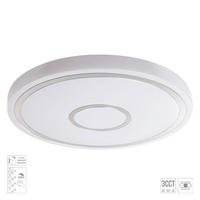 Plafonieră Cu Led    6.5/48/48 cm  - alb, Basics, plastic/metal (6.5/48/48cm)
