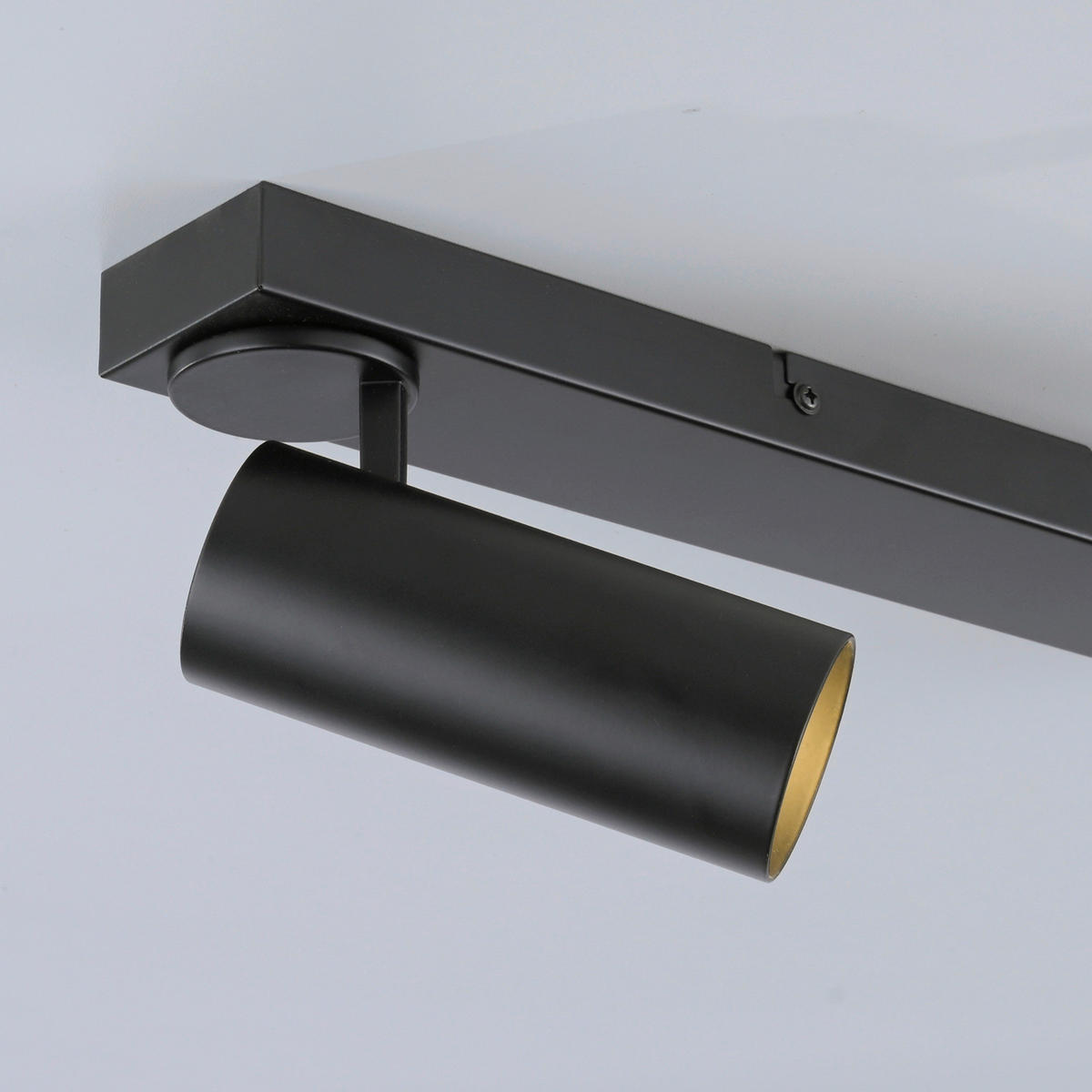 LED-DECKENLEUCHTE SW RIK 59/25/16,5 cm   - Schwarz, KONVENTIONELL, Kunststoff/Metall (59/25/16,5cm) - Schöner Wohnen