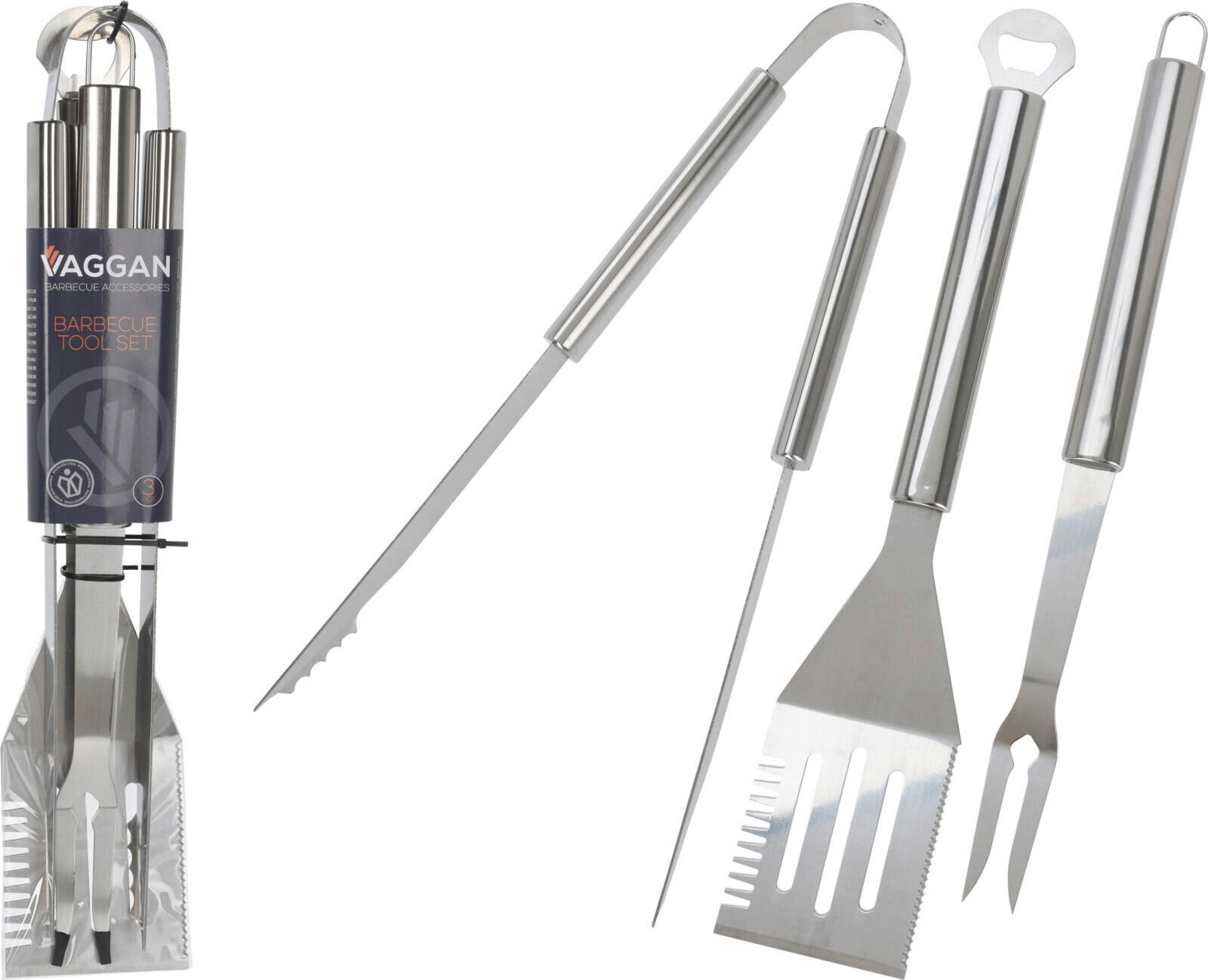 GRILOVACÍ PRÍBOR - viacfarebná, Basics, kov (4.5/48/9cm)