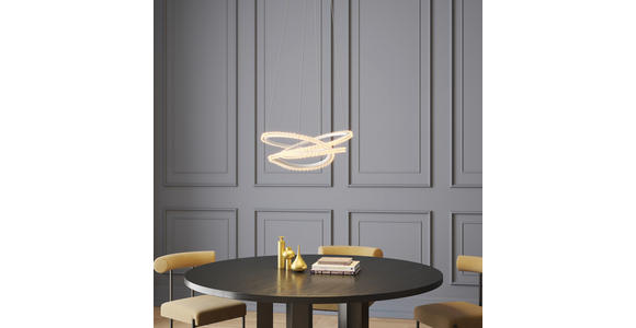 LED-HÄNGELEUCHTE 55/120 cm  - Weiß, Basics, Kunststoff/Metall (55/120cm) - Novel