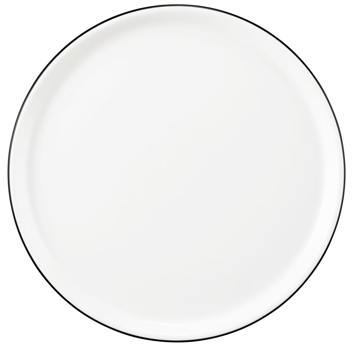 PIZZATELLER Porzellan Modern Life Black line  - Schwarz/Weiß, KONVENTIONELL, Keramik (30cm) - Seltmann Weiden