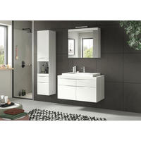 BADRUM 153 cm  - vit, Trend, trämaterial/glas (153cm) - MID.YOU