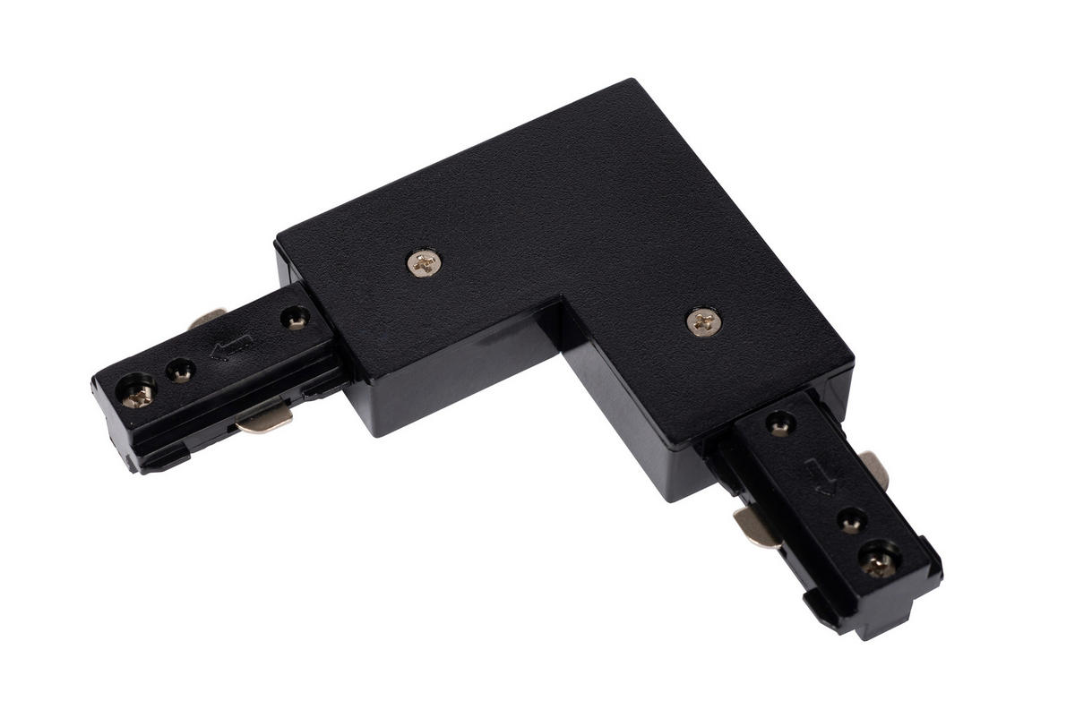 SCHIENENSYSTEM Track 200/16.5/7.5 cm  - Schwarz, Design, Metall (200/16.5/7.5cm) - Lucide