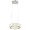 LED-HÄNGELEUCHTE 30/120 cm    - Klar/Chromfarben, Konventionell, Glas/Kunststoff (30/120cm) - Globo