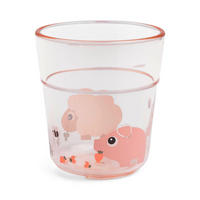 KINDERGLAS 180 ml  - Hellrosa/Transparent, Basics, Kunststoff (7,3/7,3/8cm)