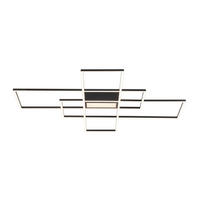 LED-DECKENLEUCHTE Big Frame 100/75/7 cm  - Schwarz, Basics, Kunststoff/Metall (100/75/7cm) - Novel