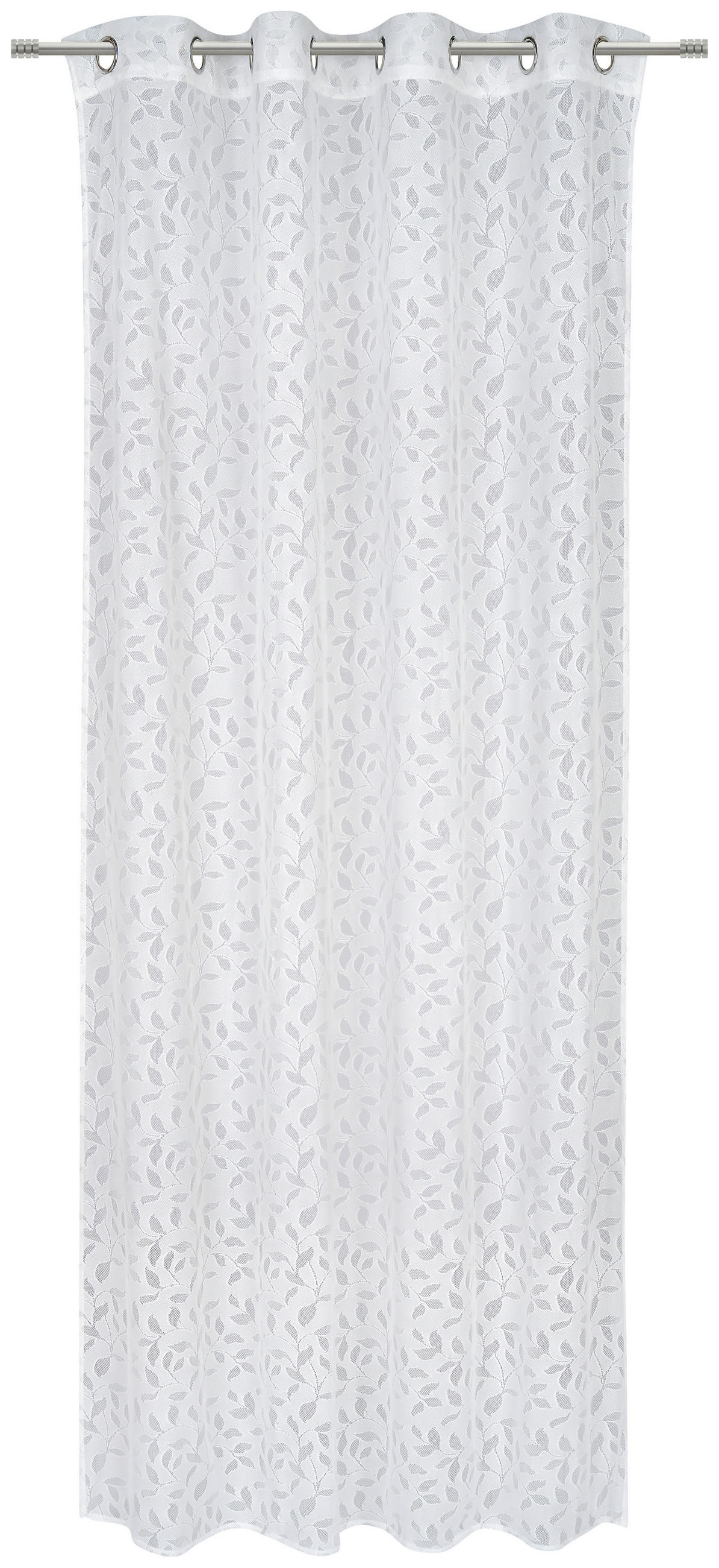 ÖSENVORHANG  - Weiß, Basics, Textil (140/245cm) - Boxxx