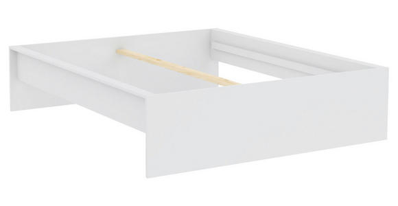 BETTRAHMEN 160/200 cm  in Weiß  - Weiß, KONVENTIONELL, Holzwerkstoff (160/200cm) - Hom`in