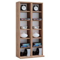 CD-Regal in Eichefarbe - Eichefarben, Konventionell, Holzwerkstoff (42/92/20cm) - MID.YOU