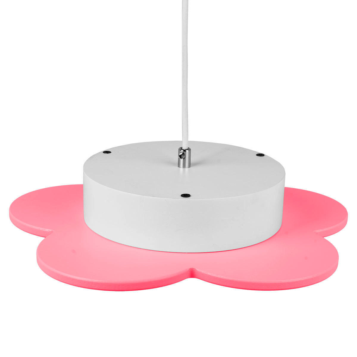DĚTSKÉ ZÁVĚSNÉ SVÍTIDLO, 33/70 cm  - růžová, Basics, kompozitní dřevo/plast (33/70cm)