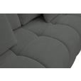 BOXSPRINGSOFA in Chenille Dunkelgrün  - Dunkelgrün/Schwarz, MODERN, Kunststoff/Textil (210/72/105cm) - Cantus