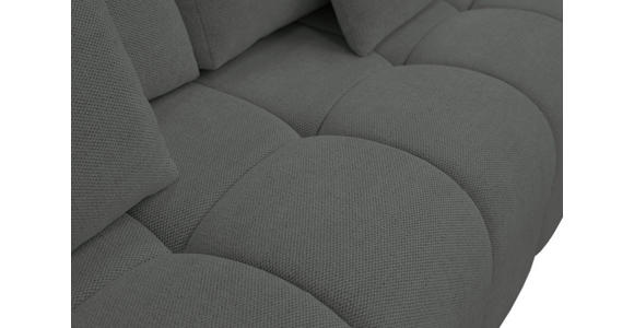 BOXSPRINGSOFA in Chenille Dunkelgrün  - Dunkelgrün/Schwarz, MODERN, Kunststoff/Textil (210/72/105cm) - Cantus