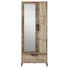 GARDEROBENSCHRANK 79/200/38 cm - Anthrazit/Naturfarben, Trend, Glas/Holzwerkstoff (79/200/38cm) - Voleo GARDEROBENSCHRANK 79/200/38 cm - Anthrazit/Naturfarben, Trend, Glas/Holzwerkstoff (79/200/38cm) - Voleo