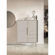 HIGHBOARD Kaschmir Viva  - Kaschmir/Goldfarben, Design, Holzwerkstoff/Metall (104/139,5/39cm) - Xora