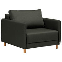 FEKVŐFOTEL textil sötétzöld  - natúr színű/sötétzöld, Konventionell, műanyag/textil (89/79/94cm) - Cantus