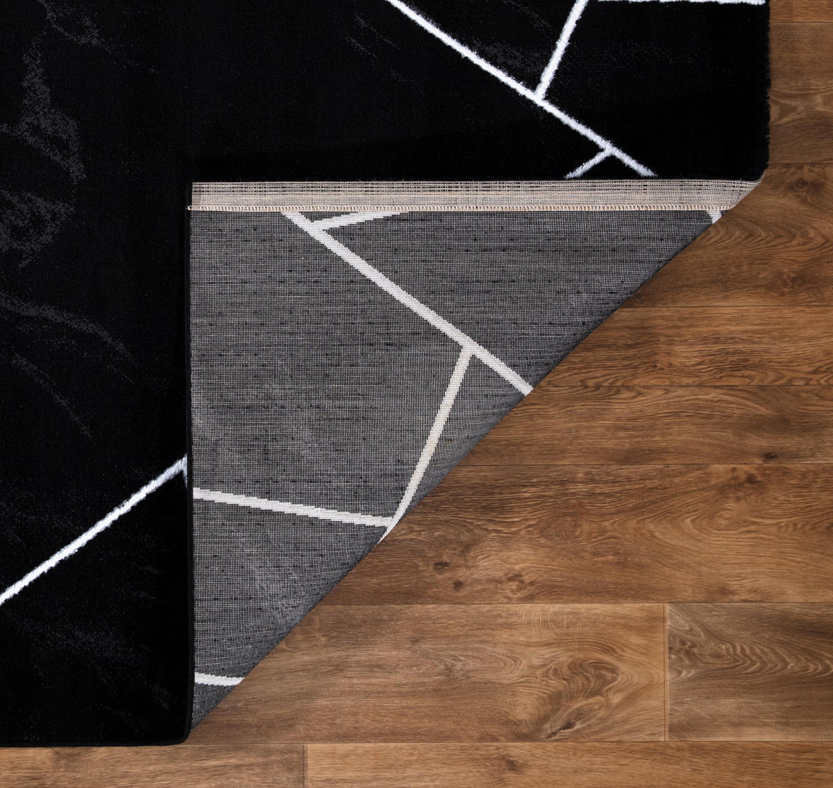 WEBTEPPICH 80/150 cm 39214 Schwarz  - Schwarz, Design, Textil (80/150cm) - Novel
