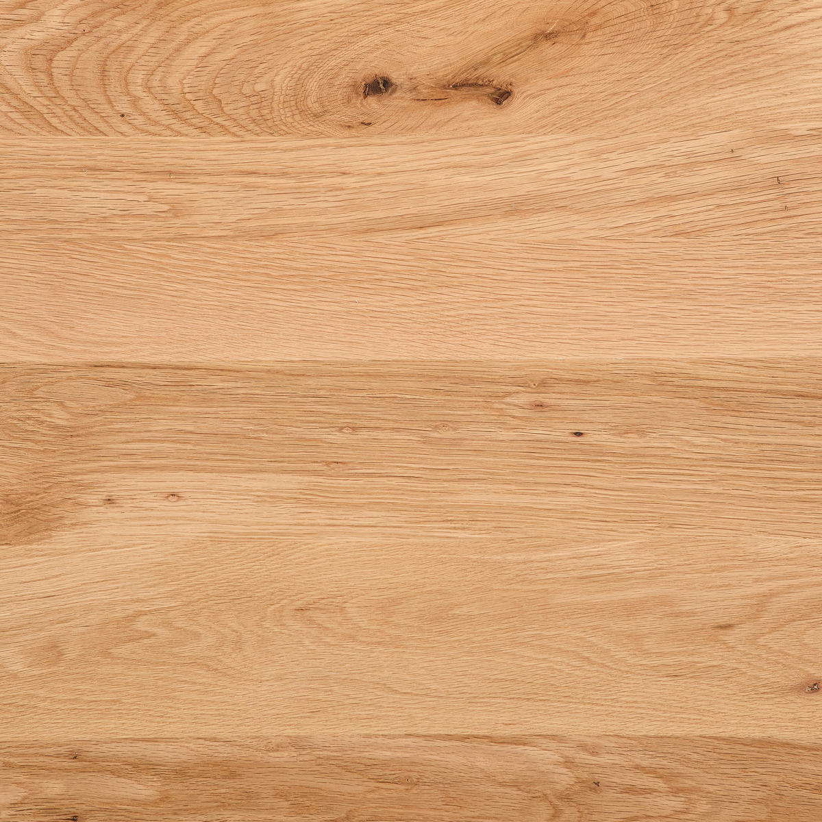 ESSTISCH Eiche vollmassiv rechteckig Eichefarben, Schwarz  - Eichefarben/Schwarz, Design, Holz/Metall (160/90/76cm) - home24