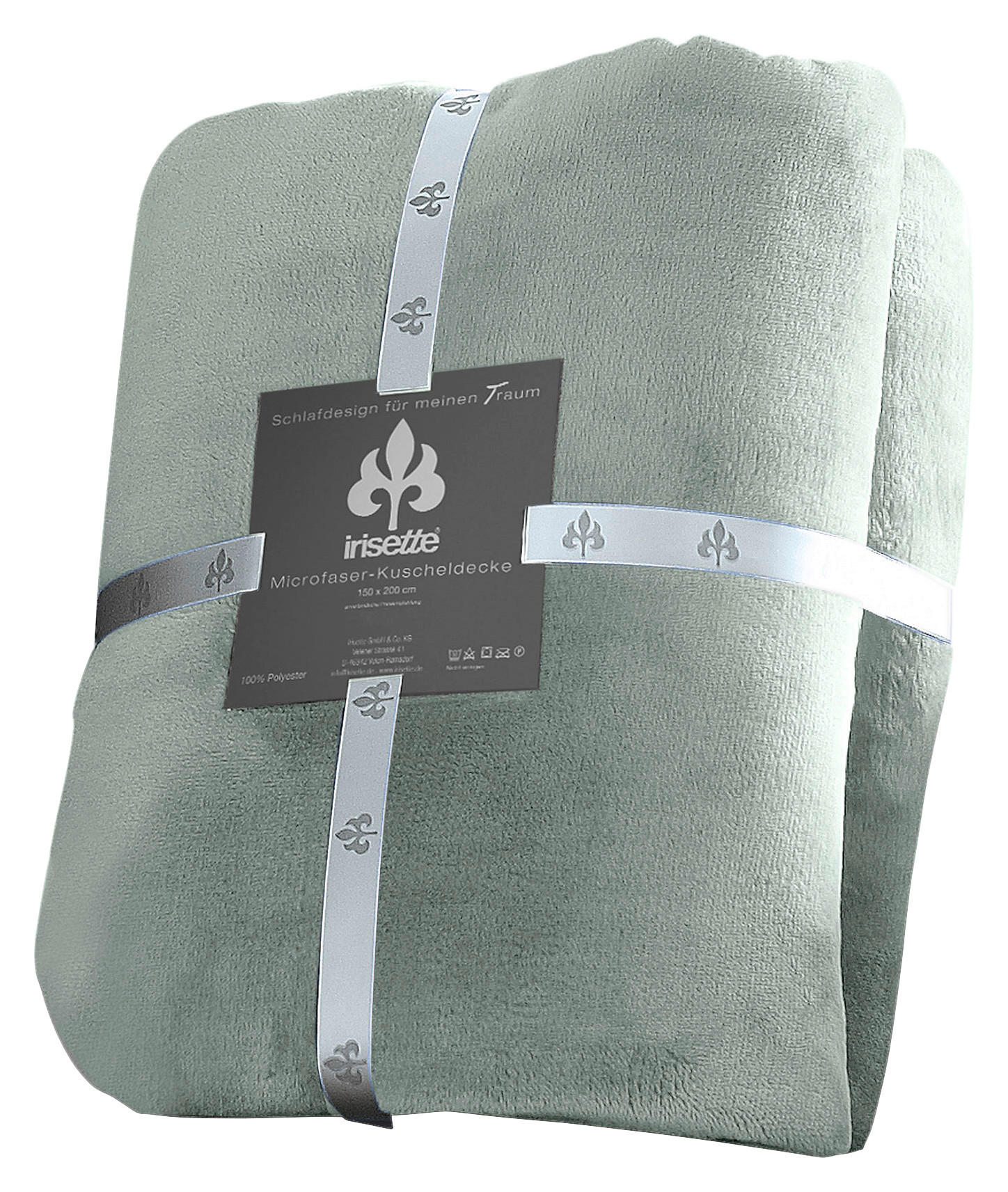 KUSCHELDECKE 150/200 cm  - Salbeigrün, KONVENTIONELL, Textil (150/200cm) - Irisette