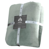 KUSCHELDECKE 150/200 cm  - Salbeigrün, KONVENTIONELL, Textil (150/200cm) - Irisette