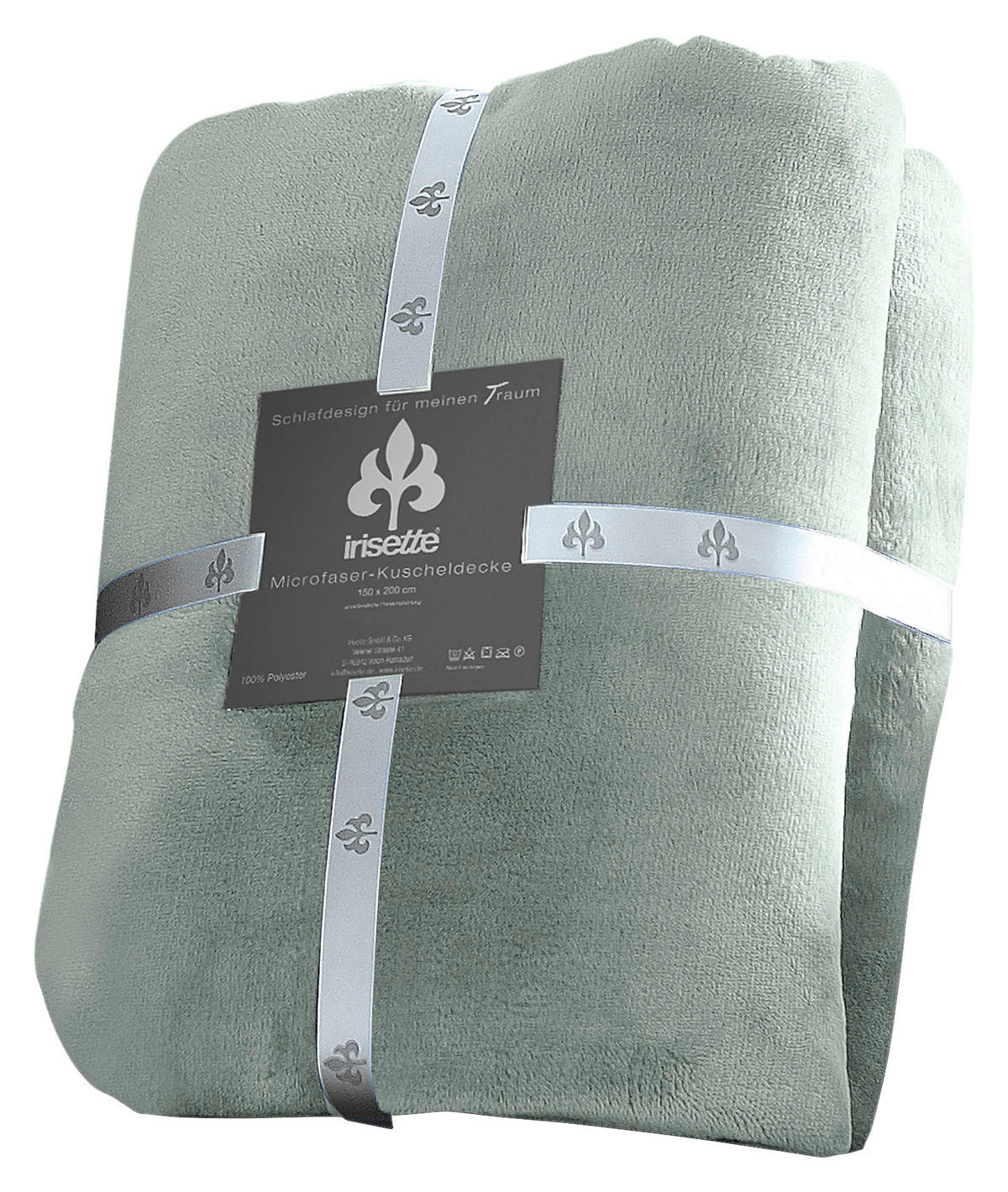 KUSCHELDECKE 150/200 cm  - Salbeigrün, KONVENTIONELL, Textil (150/200cm) - Irisette