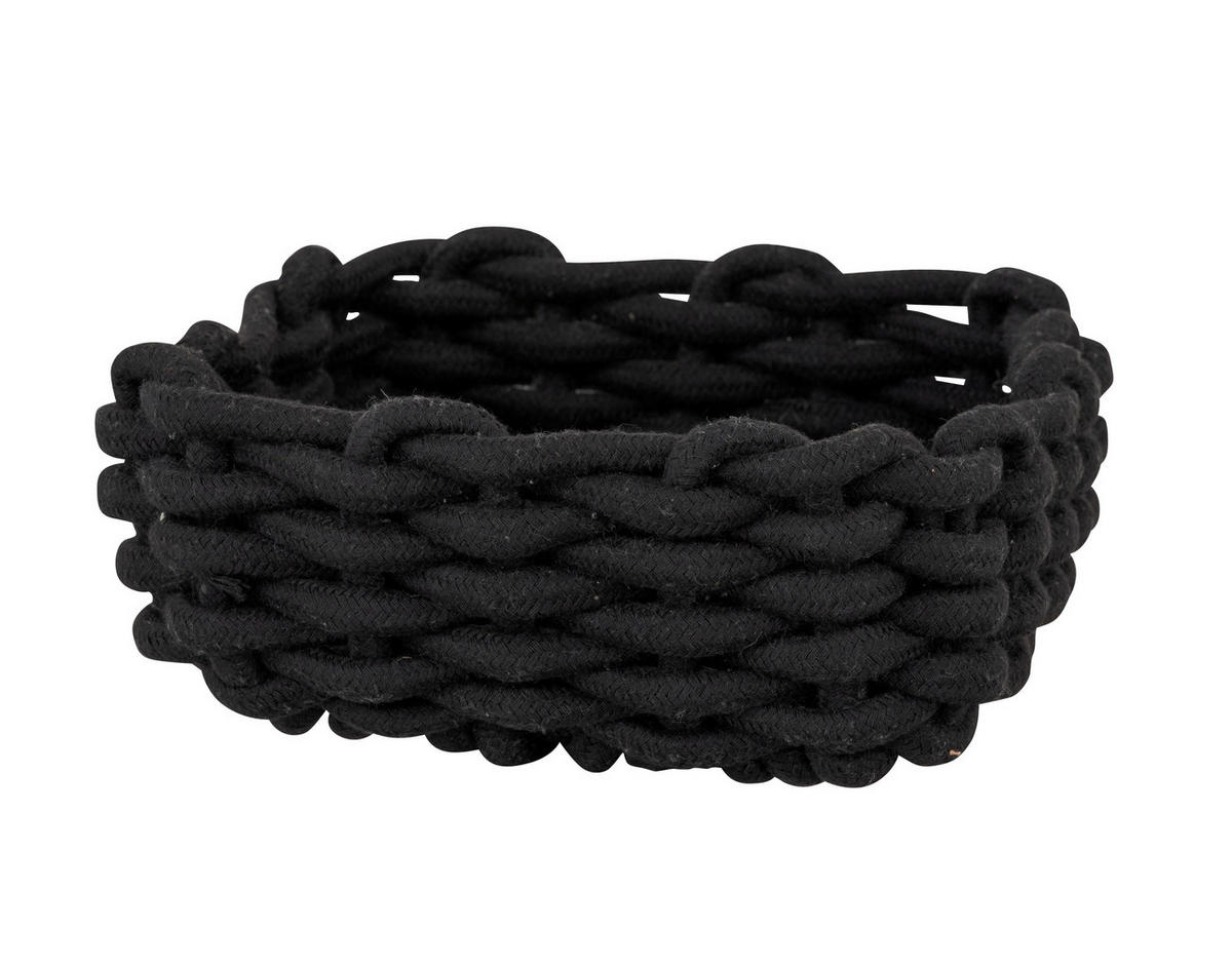 AUFBEWAHRUNGSKÖRBCHEN  - Schwarz, KONVENTIONELL, Textil (21,5/7,5/21,5cm) - Schöner Wohnen