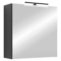 SPIEGELSCHRANK 60/60/20 cm  - Anthrazit, MODERN, Glas/Holzwerkstoff (60/60/20cm) - MID.YOU