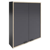 HÄNGESCHRANK 60/63/32,5 cm  - Eiche Artisan/Grau, MODERN, Holzwerkstoff/Kunststoff (60/63/32,5cm) - MID.YOU